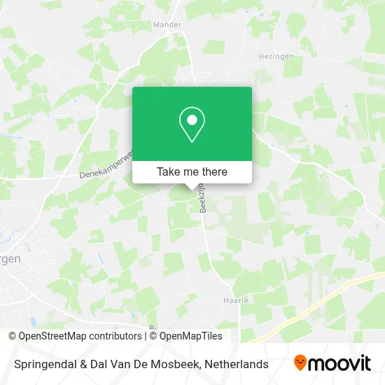 Springendal & Dal Van De Mosbeek map