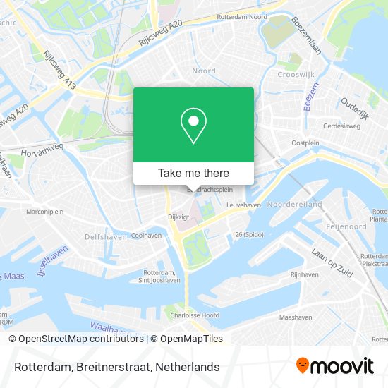Rotterdam, Breitnerstraat map