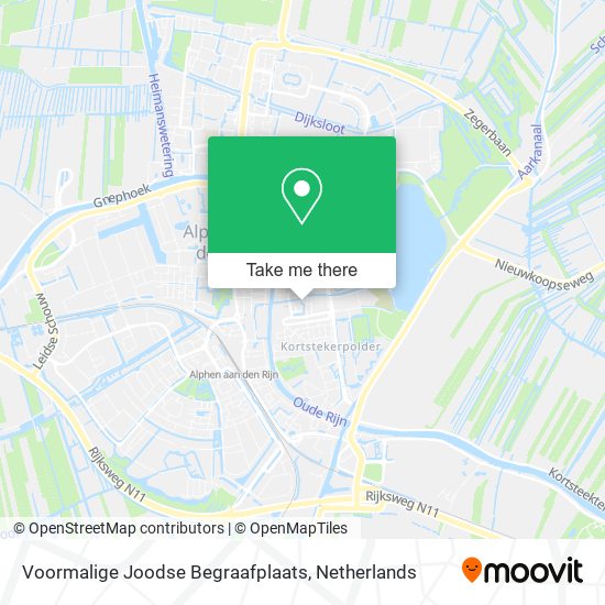 Voormalige Joodse Begraafplaats map