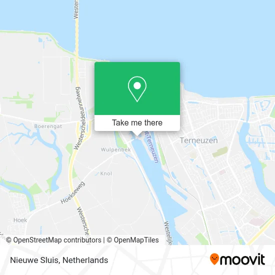 Nieuwe Sluis map