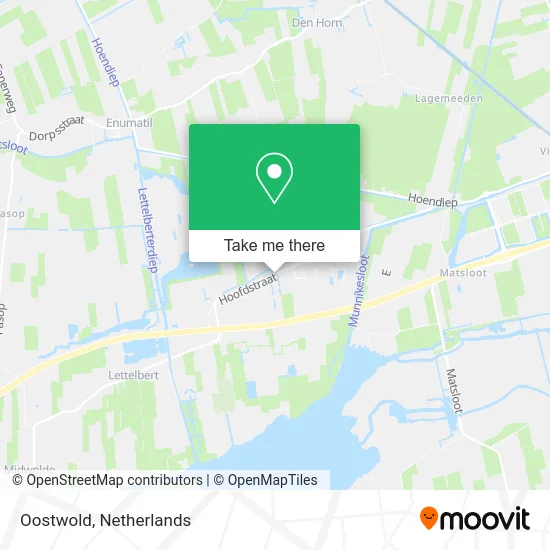 Oostwold map