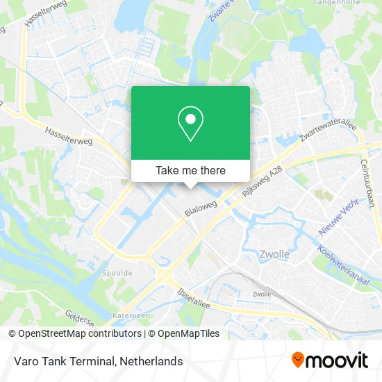 Varo Tank Terminal map