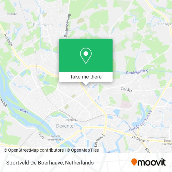 Sportveld De Boerhaave map