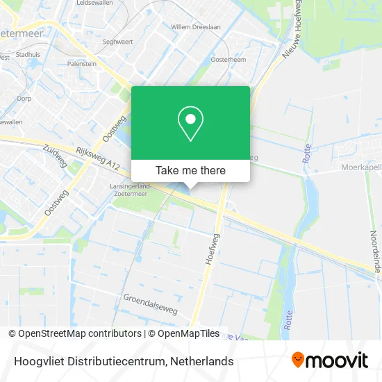 Hoogvliet Distributiecentrum map