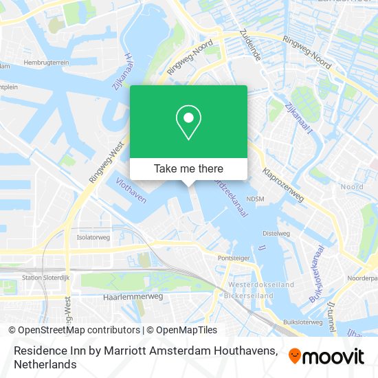 Residence Inn by Marriott Amsterdam Houthavens map