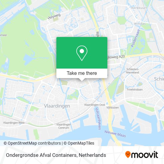 Ondergrondse Afval Containers map