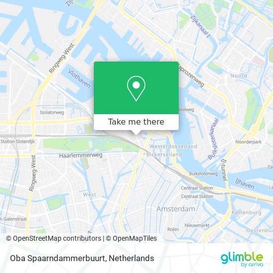 Oba Spaarndammerbuurt map