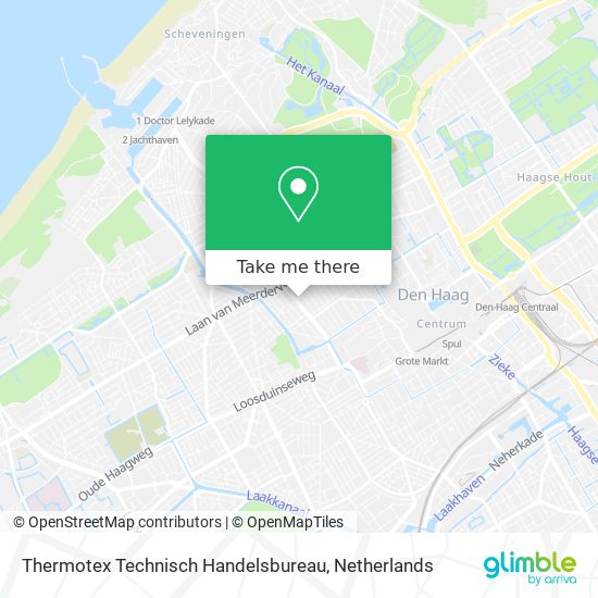 Thermotex Technisch Handelsbureau map