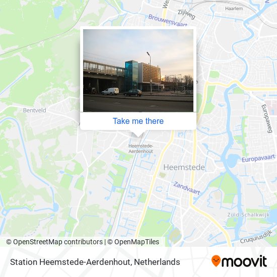 Station Heemstede-Aerdenhout map