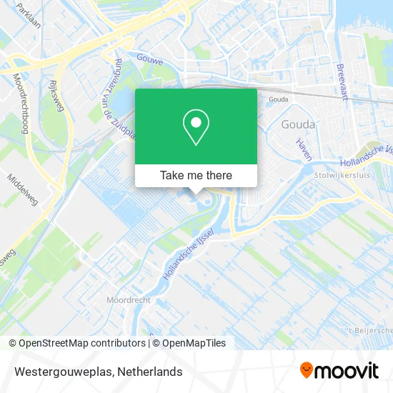 Westergouweplas map