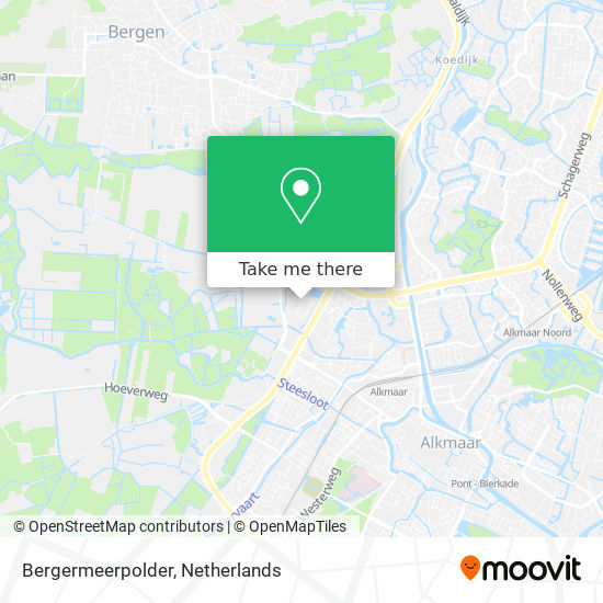 Bergermeerpolder map