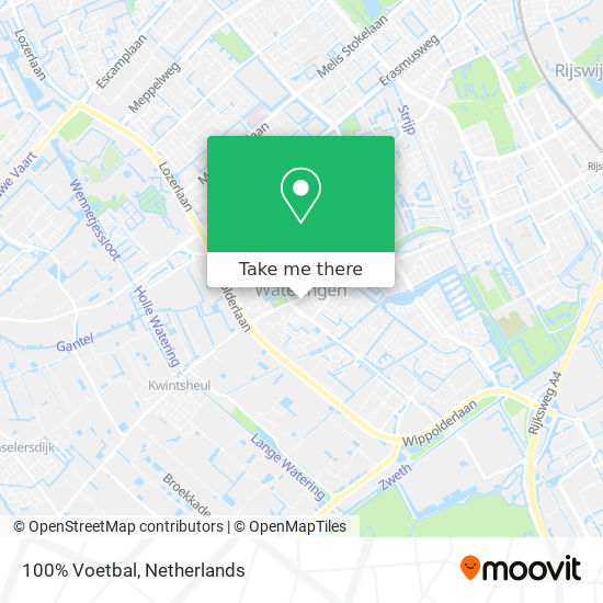 100% Voetbal map