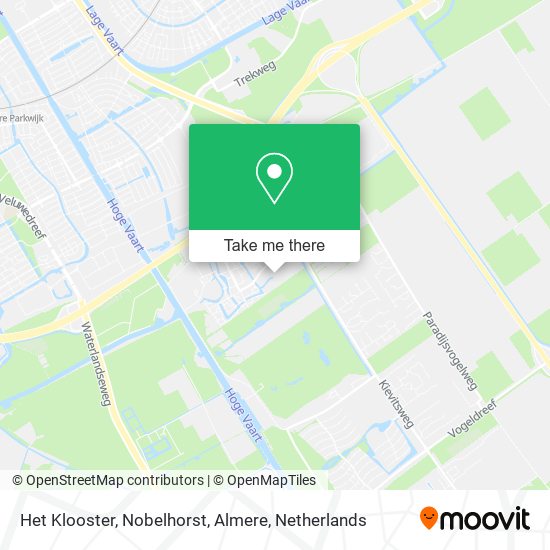Het Klooster, Nobelhorst, Almere map