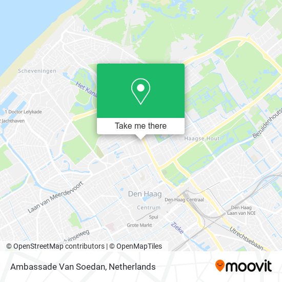 Ambassade Van Soedan map