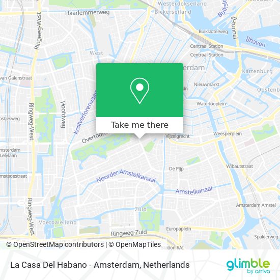 La Casa Del Habano - Amsterdam map