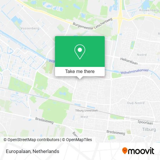 Europalaan map