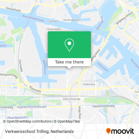 Verkeersschool Trilling map