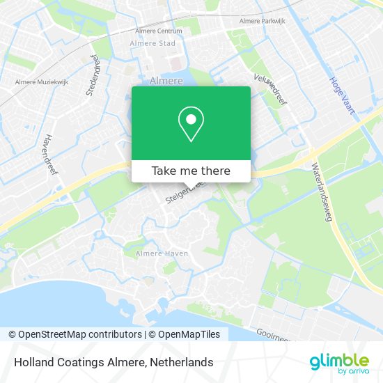 Holland Coatings Almere map