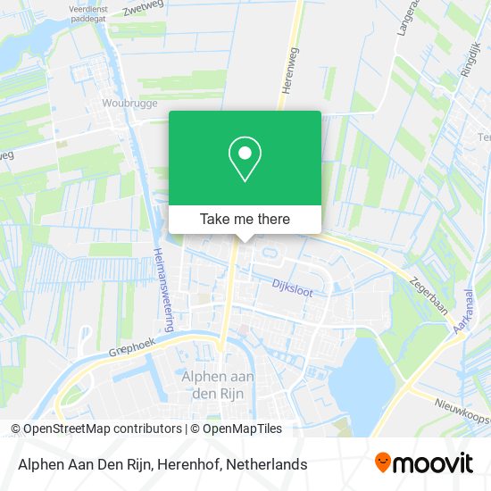 Alphen Aan Den Rijn, Herenhof Karte