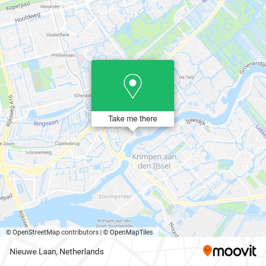 Nieuwe Laan map