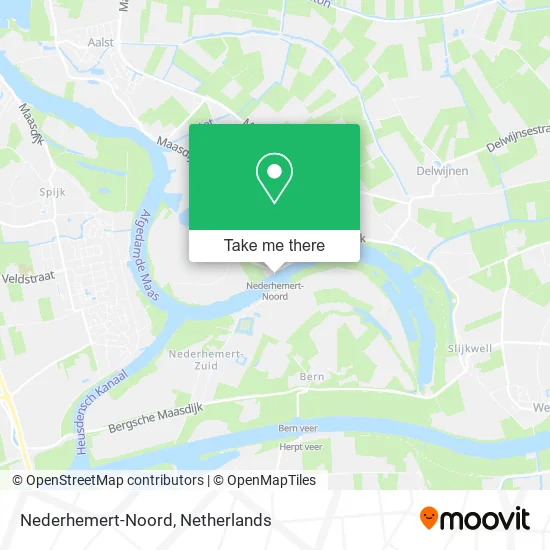 Nederhemert-Noord map