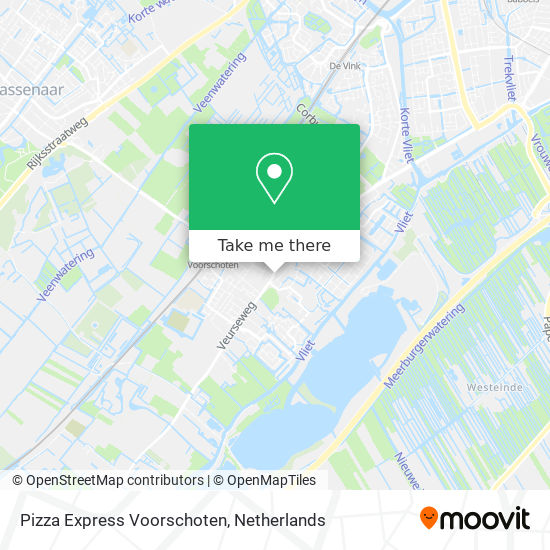 Pizza Express Voorschoten map