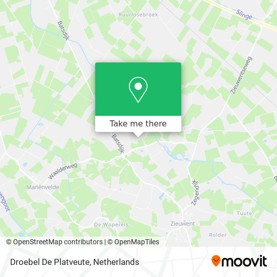 Droebel De Platveute map