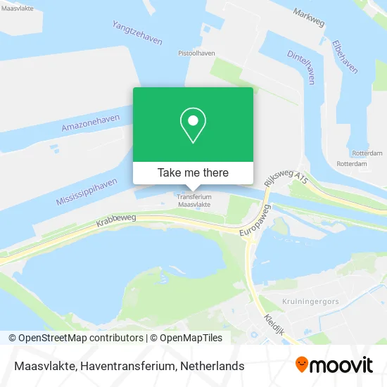 Maasvlakte, Haventransferium map