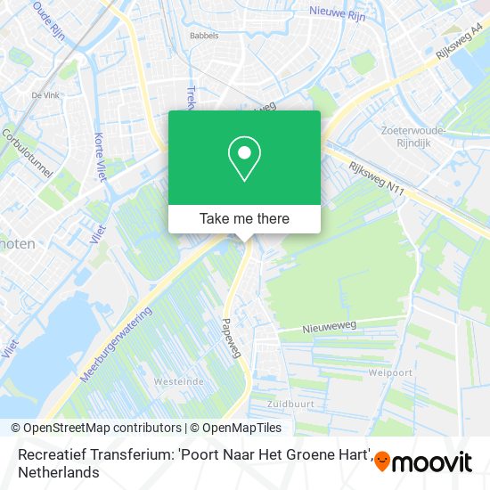 Recreatief Transferium: 'Poort Naar Het Groene Hart' map