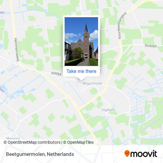 Beetgumermolen map