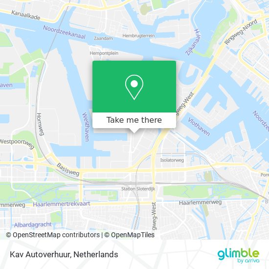 Kav Autoverhuur map