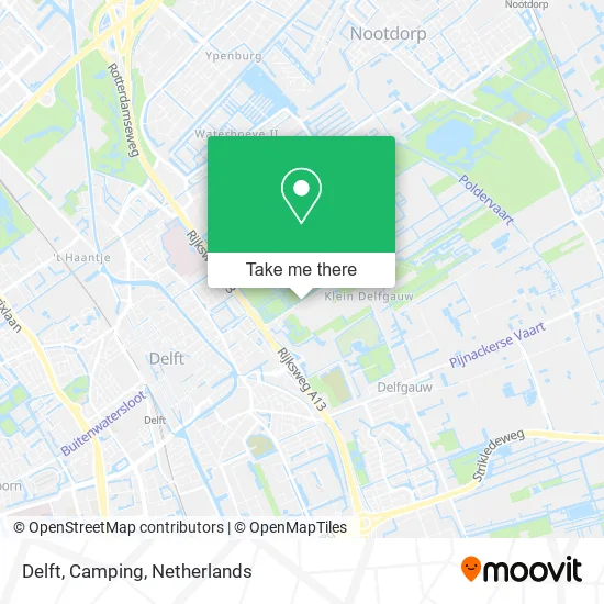 Delft, Camping map