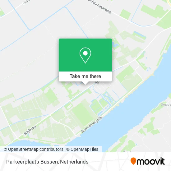Parkeerplaats Bussen map