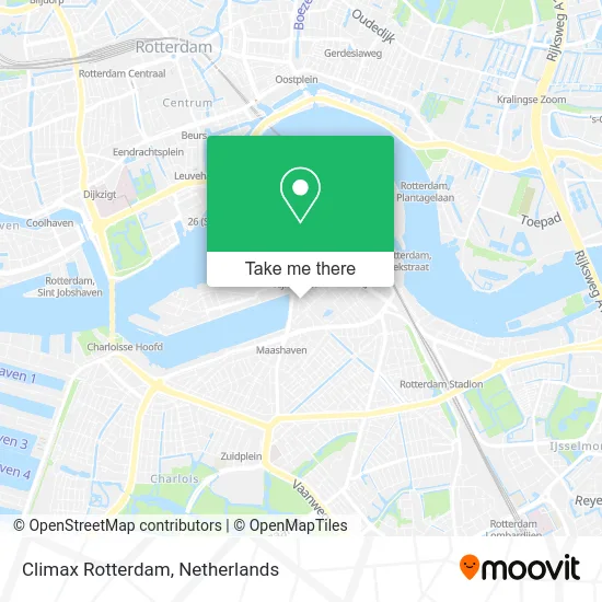 Climax Rotterdam map