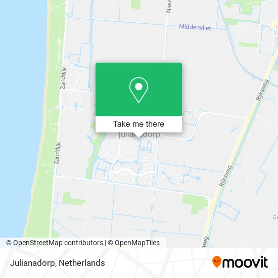 Julianadorp map