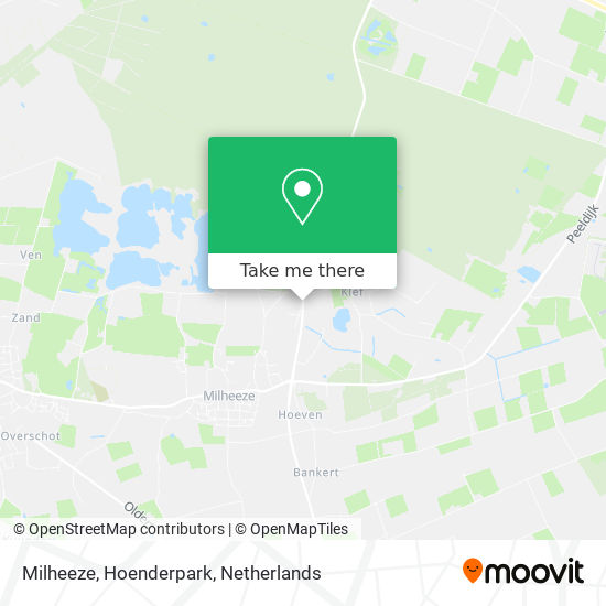 Milheeze, Hoenderpark map