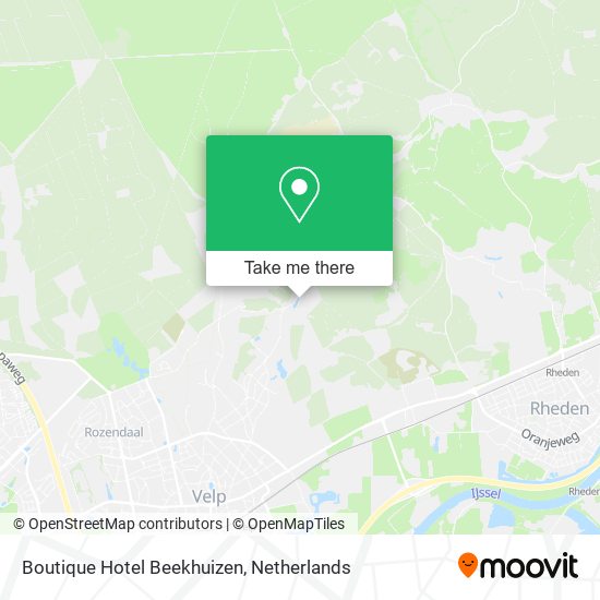 Boutique Hotel Beekhuizen map