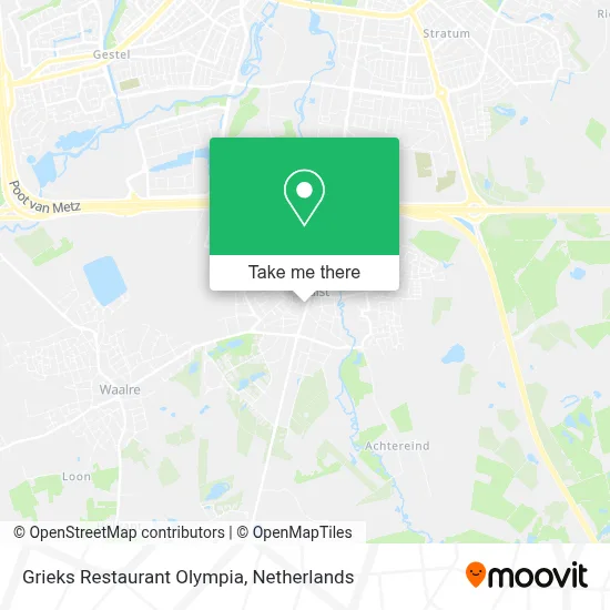 Grieks Restaurant Olympia map