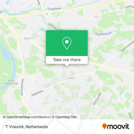 'T Vriesink map