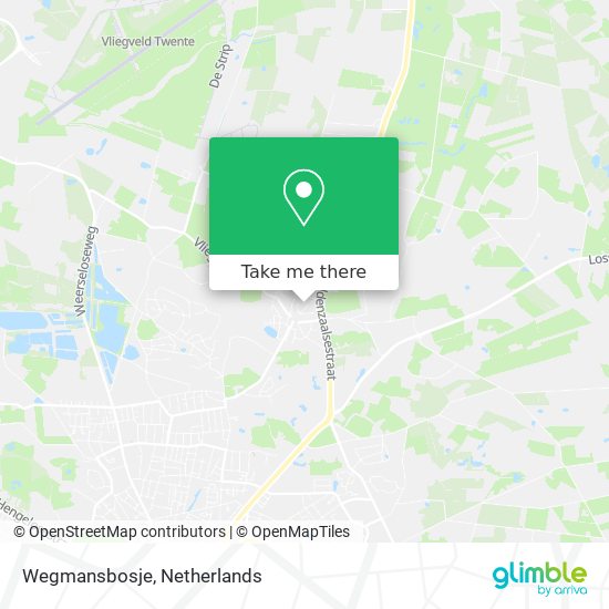 Wegmansbosje Karte