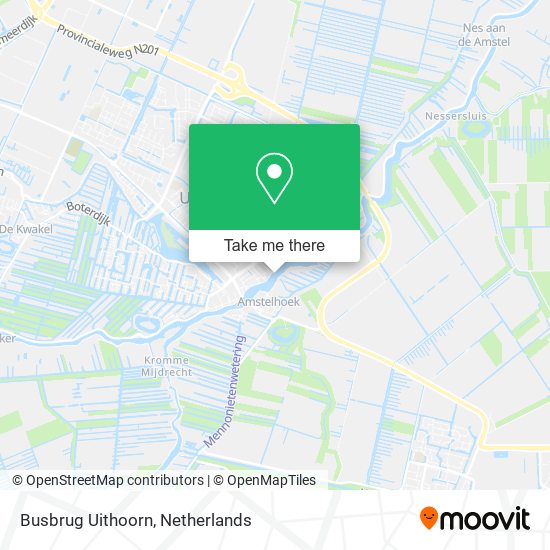 Busbrug Uithoorn map