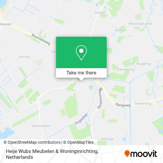 Heije Wubs Meubelen & Woninginrichting map
