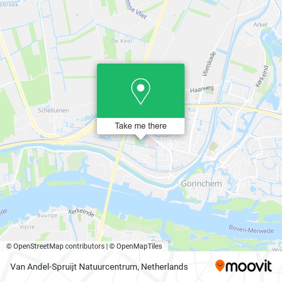 Van Andel-Spruijt Natuurcentrum map
