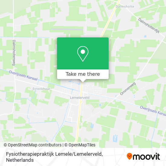 Fysiotherapiepraktijk Lemele / Lemelerveld map