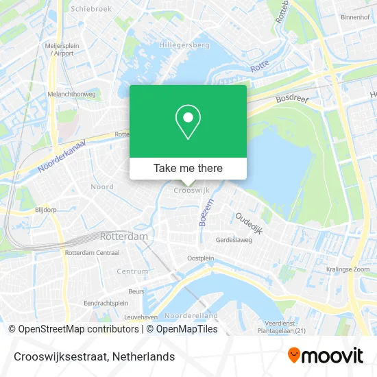 Crooswijksestraat Karte
