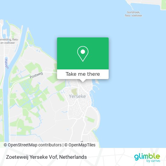 Zoeteweij Yerseke Vof map