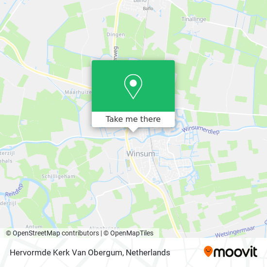 Hervormde Kerk Van Obergum map