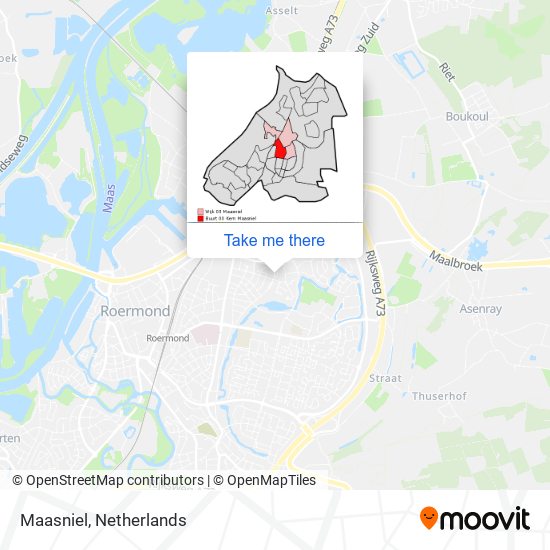 Maasniel map