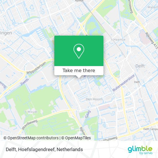 Delft, Hoefslagendreef map