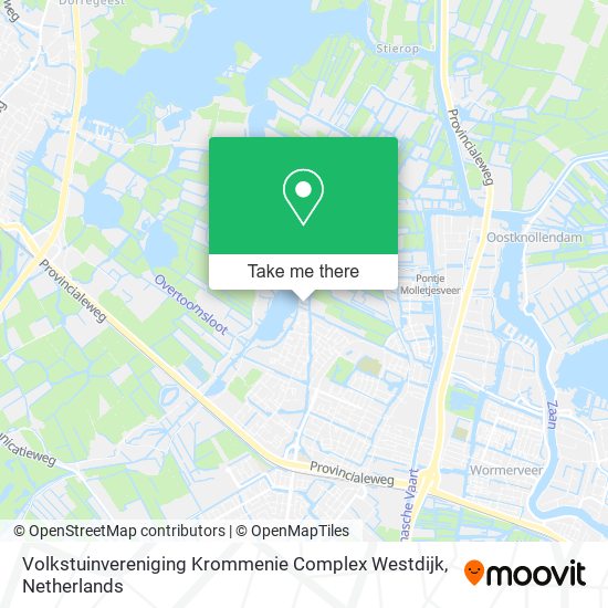 Volkstuinvereniging Krommenie Complex Westdijk map